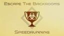 Discovery splash banner for Escape the Backrooms Speedrunning Discord server