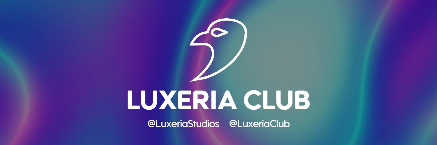 Discovery splash banner for Luxeria Club Discord server