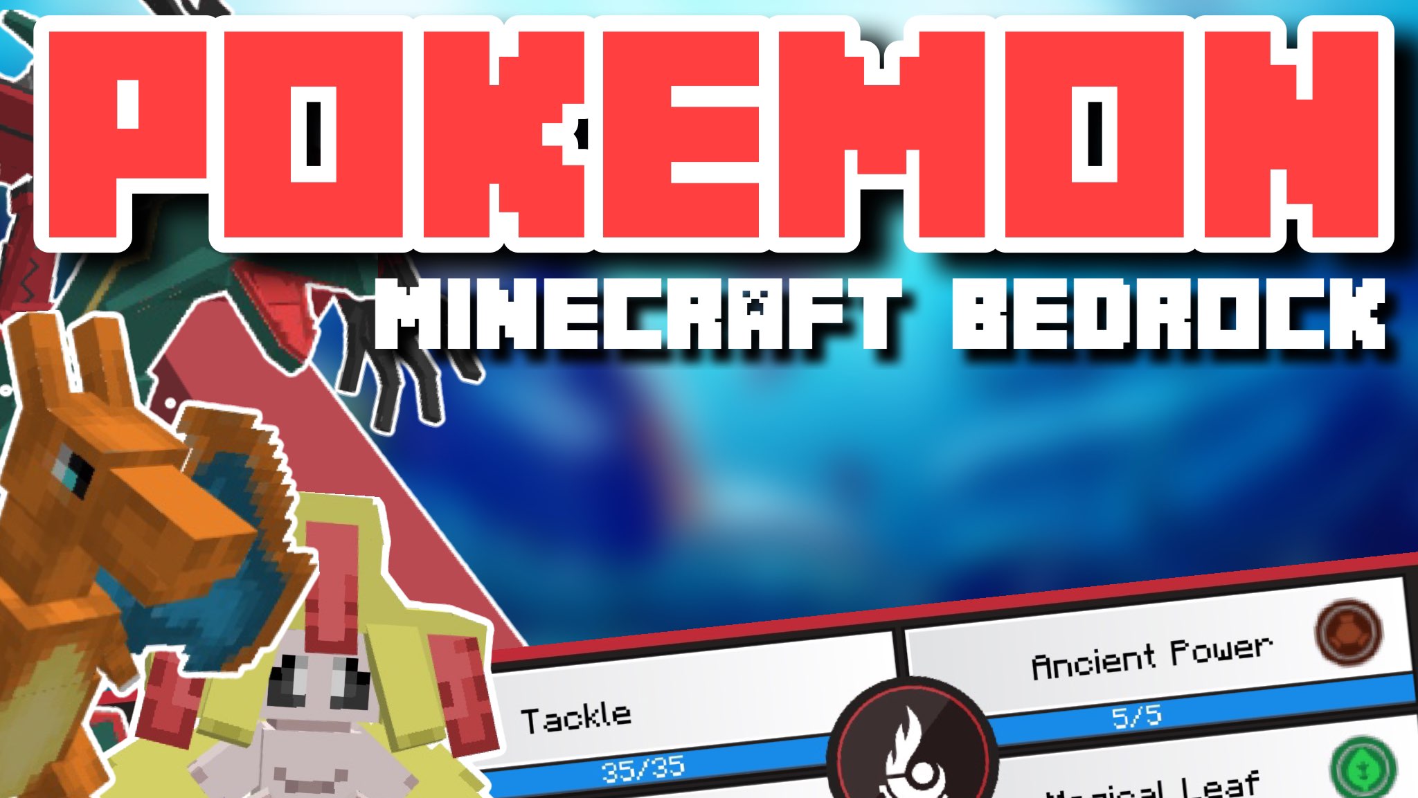 Discovery splash banner for PokéBedrock Discord server