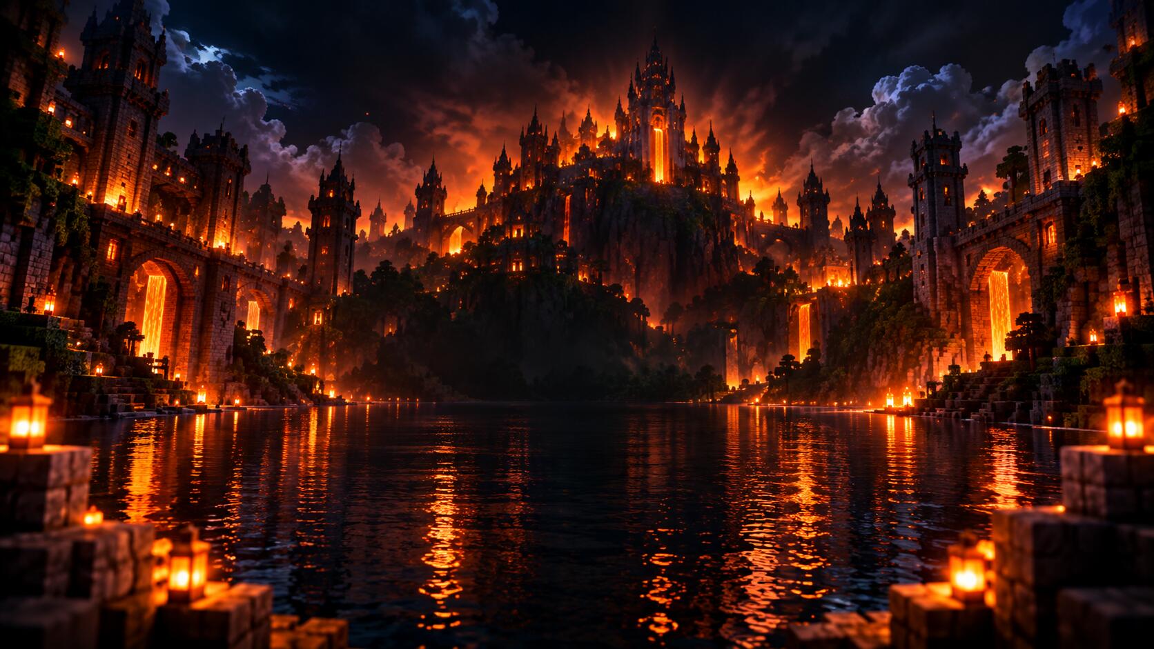 Discovery splash banner for CrownCraft Network Discord server