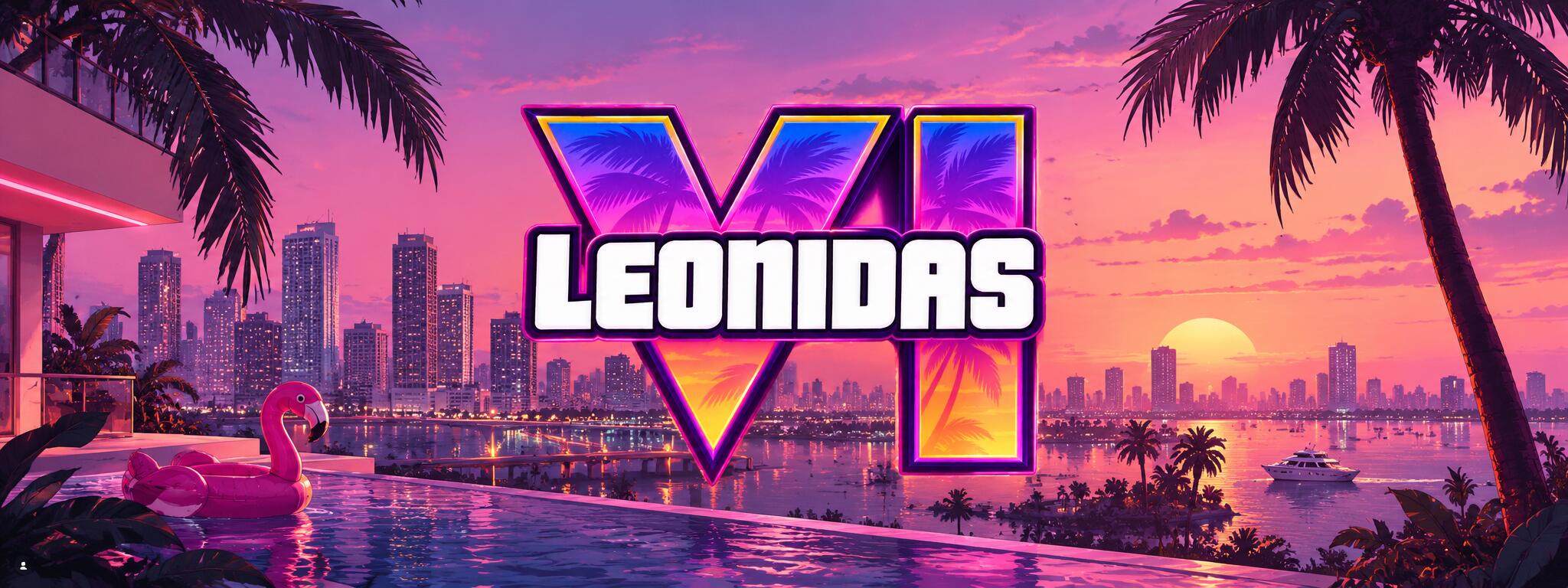 Discovery splash banner for Leonidas RP | GTA VI Discord server