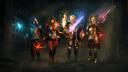 Discovery splash banner for Dungeons of Eternity Discord server