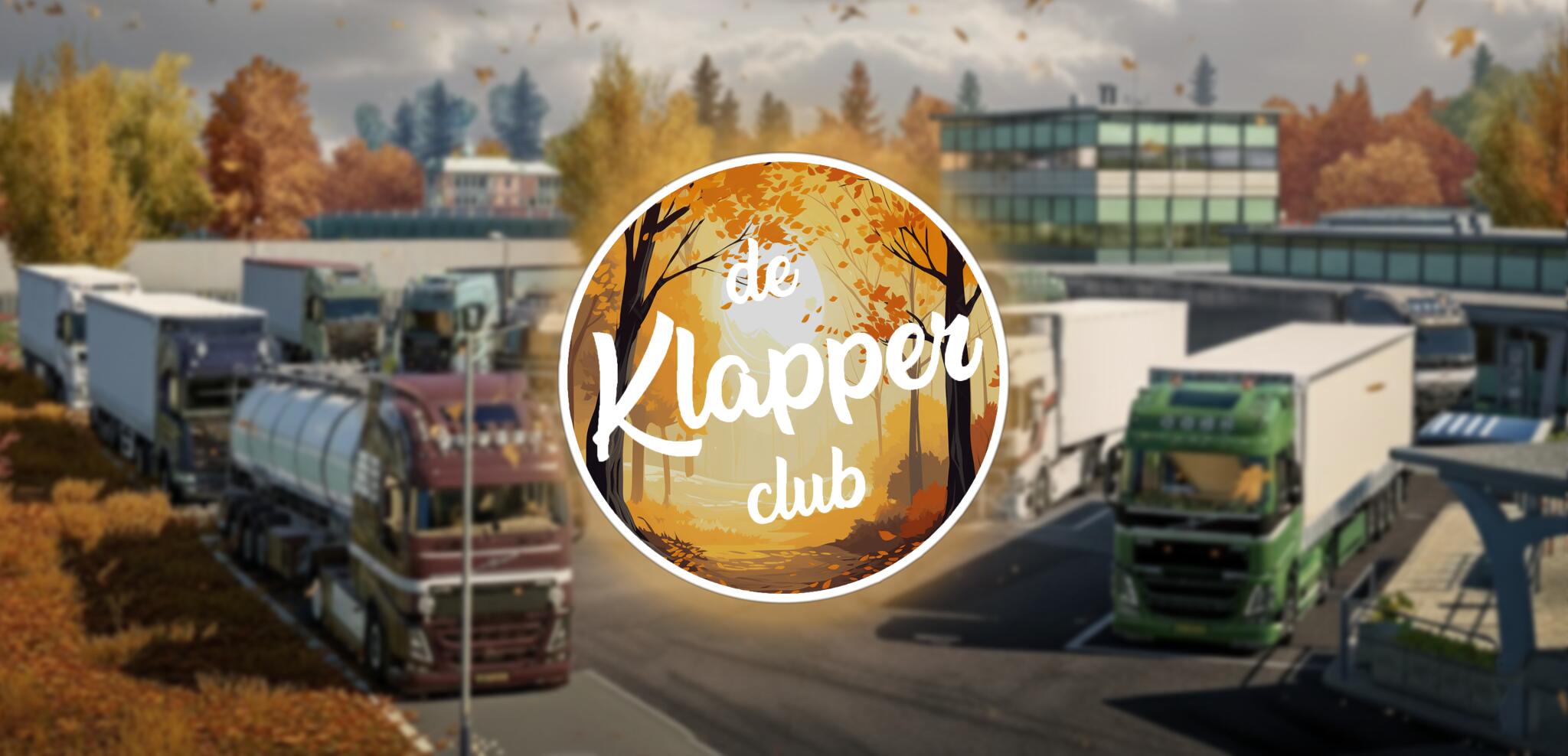 Discovery splash banner for de Klapper Club #Autumn Discord server