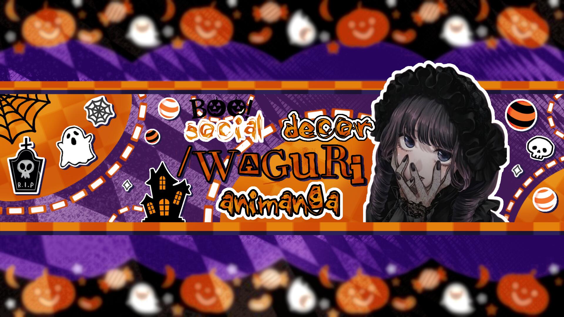 Discovery splash banner for 𓏼 ꒰ 🕸🎃 ꒱ྀི ✧ ノ wαgurі ⏦゚ ┆ ✿❀ Discord server