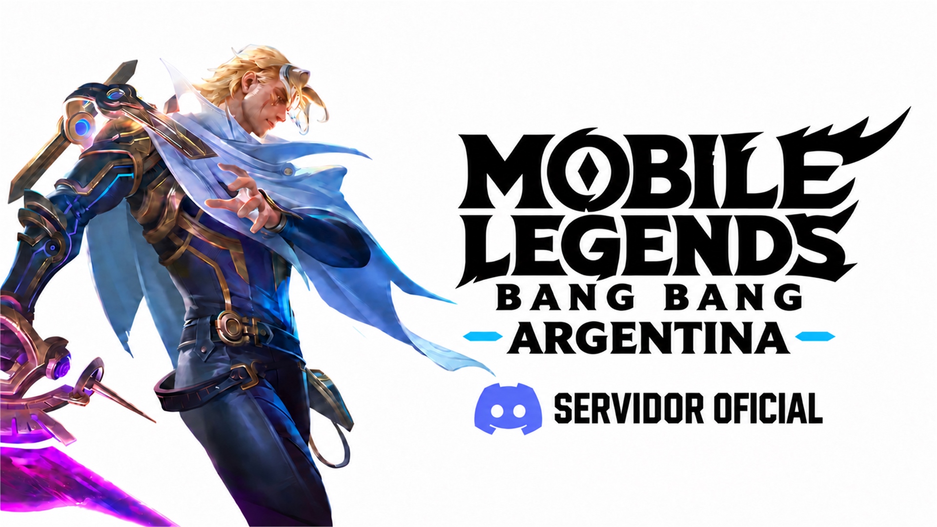 Discovery splash banner for MLBB Argentina Discord server