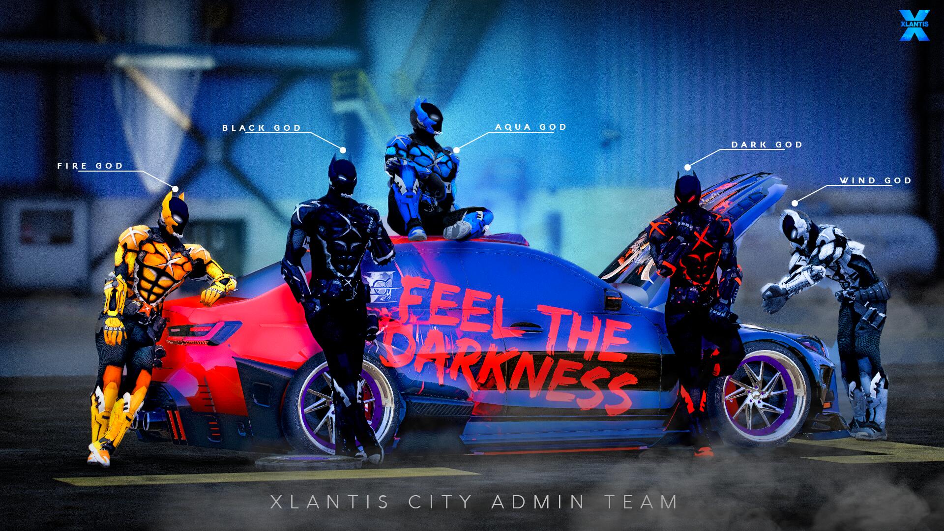Discovery splash banner for XLANTIS CITY Discord server