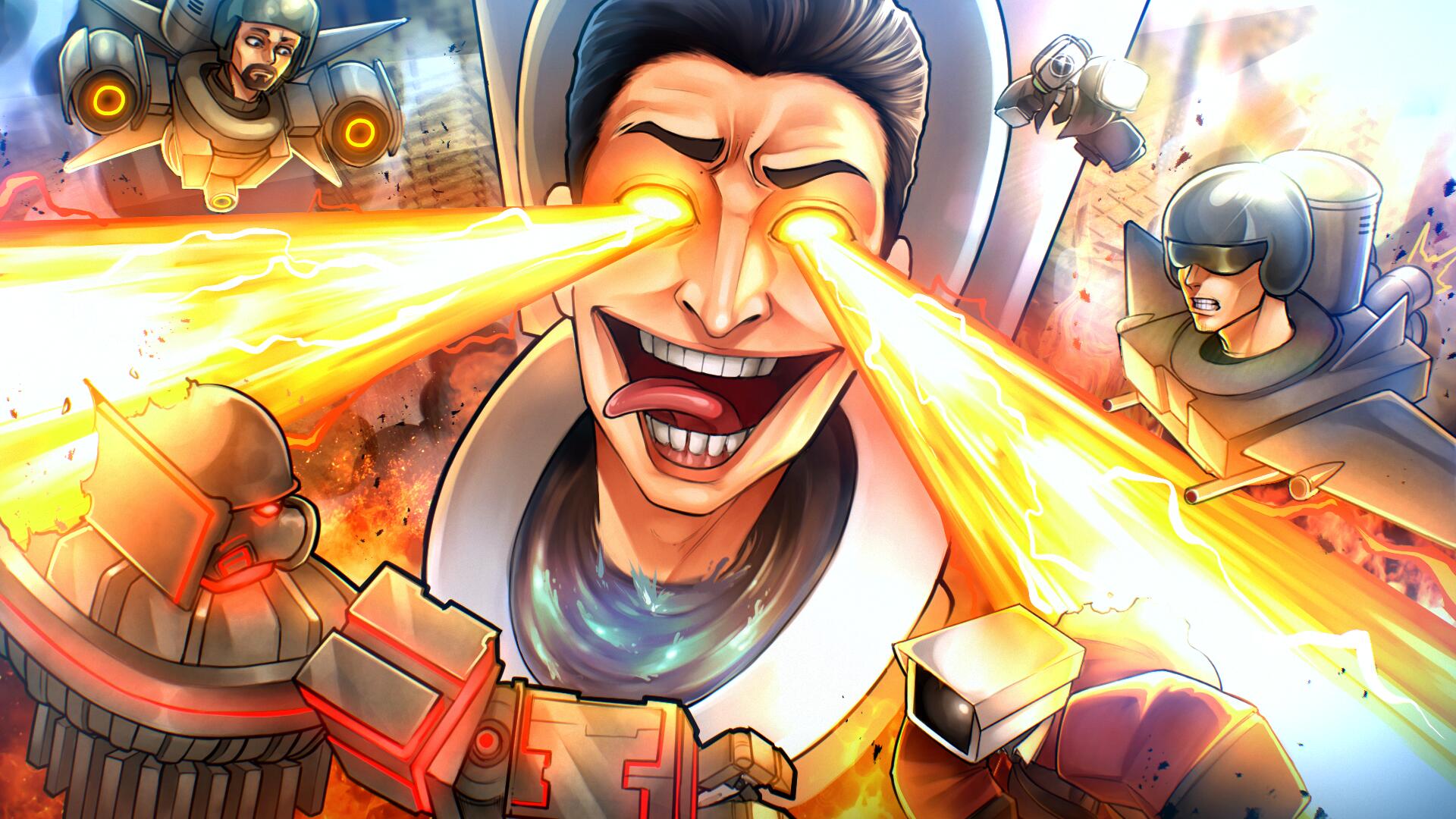 Discovery splash banner for Skibidi Tower Defense Discord server