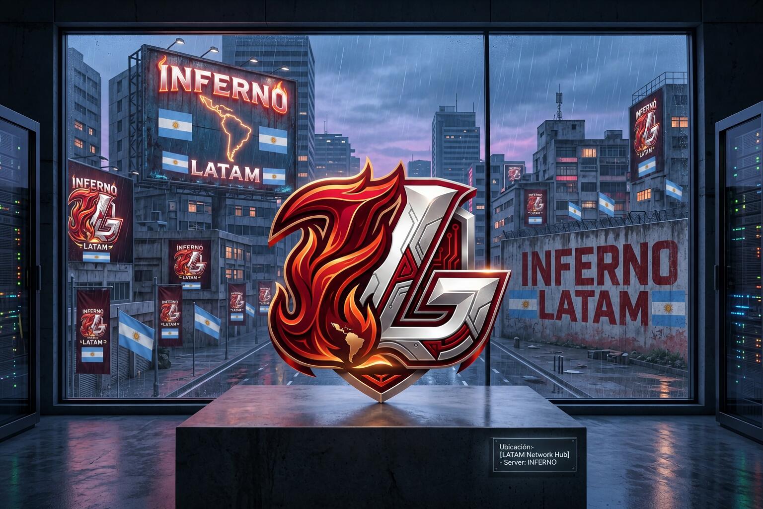 Discovery splash banner for InfernoLatam Discord server