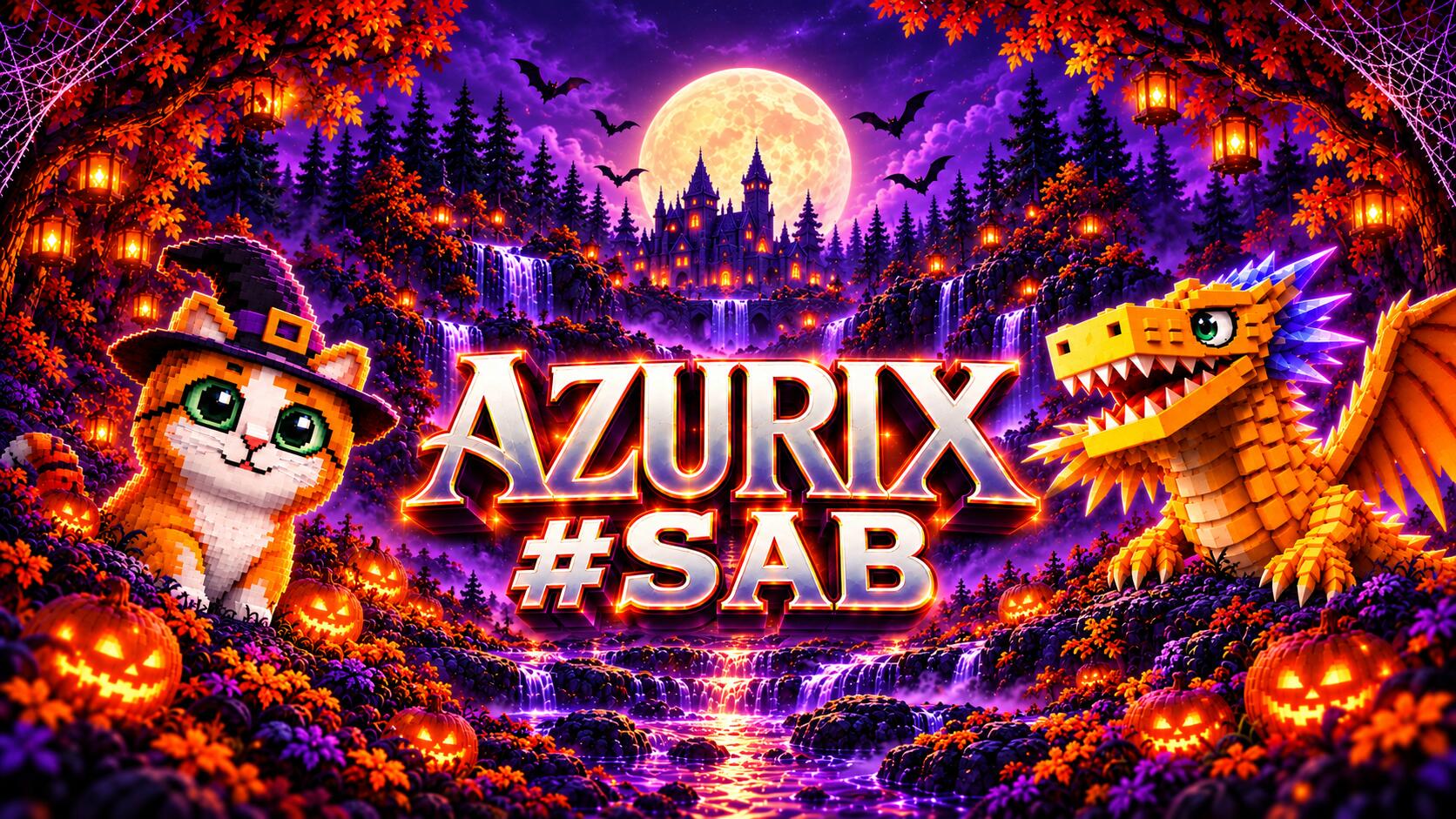 Discovery splash banner for Azurix 🏯 # SAB 🇫🇷 Discord server