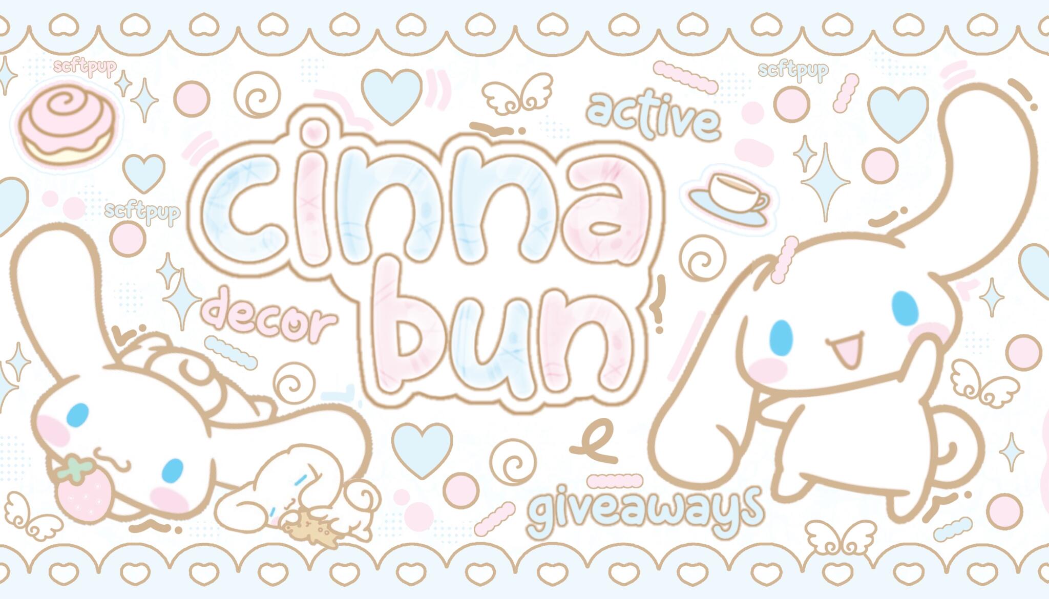 Discovery splash banner for ૮₍ ˶ᵔ ᵕ ᵔ˶ ₎ა cinnαbun 🎐 ⊹ giveαwαysㆍdecorㆍsociαl Discord server
