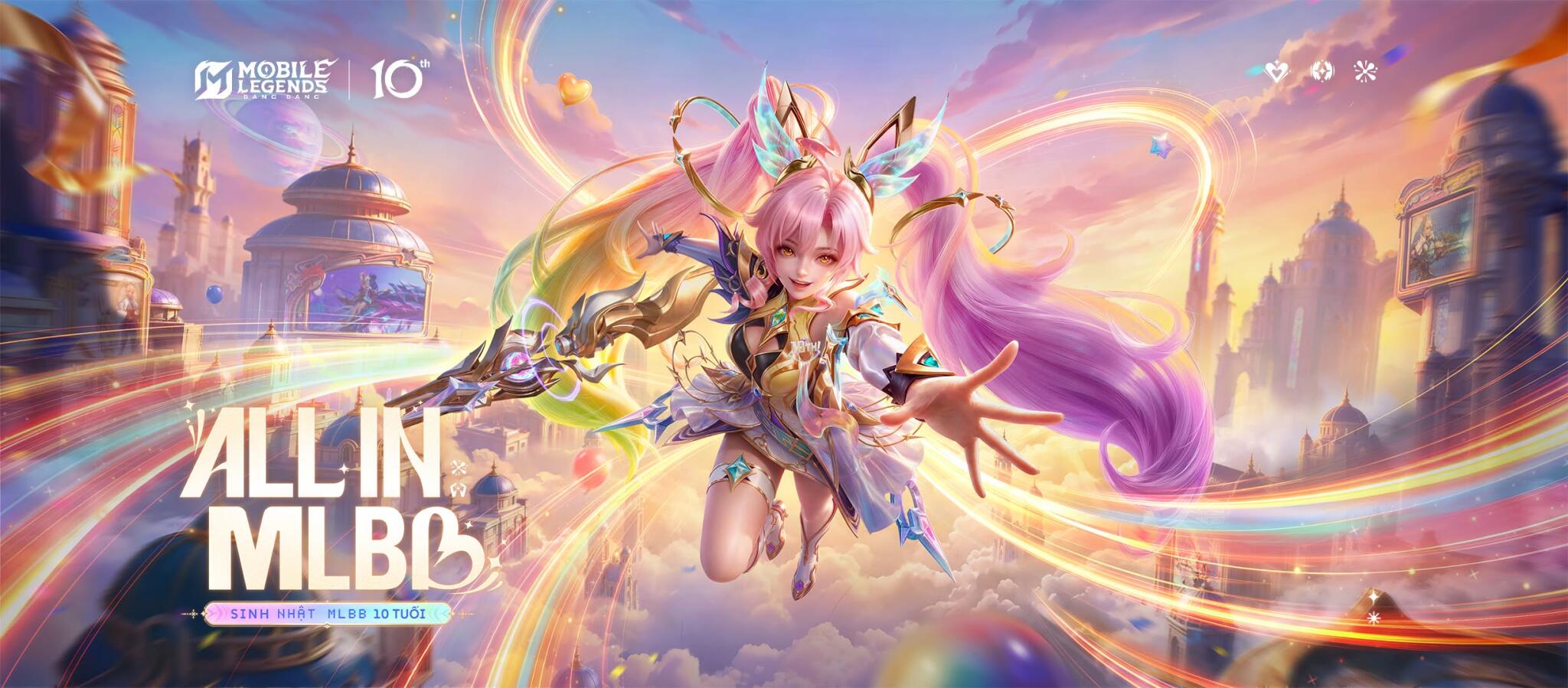Discovery splash banner for Mobile Legends: Bang Bang Việt Nam Discord server