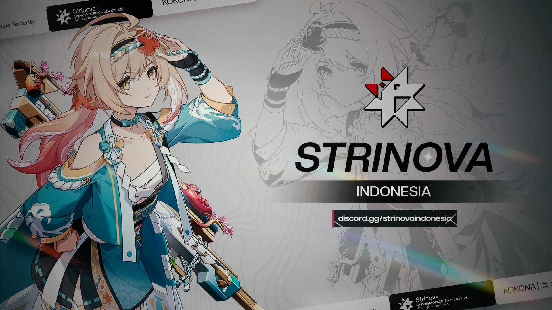 Discovery splash banner for Strinova Indonesia Discord server