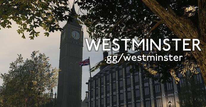 Discovery splash banner for Westminster, United Kingdom Discord server