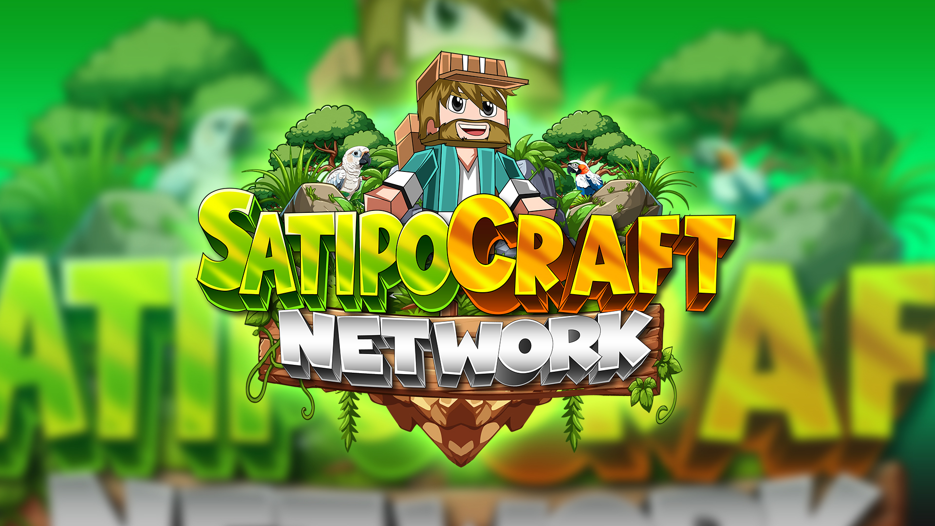 Discovery splash banner for SatipoCraft Network Discord server