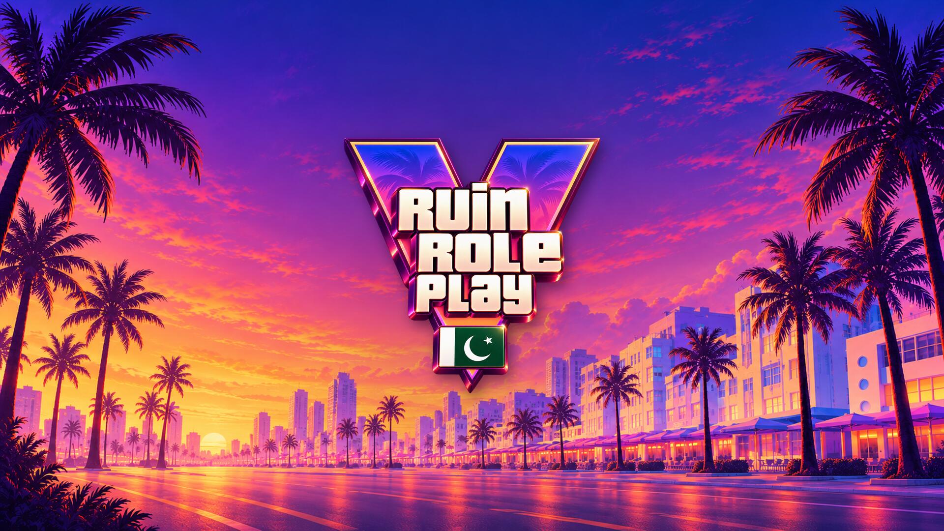 Discovery splash banner for Ruin Roleplay Pakistan Discord server