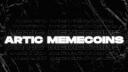 Discovery splash banner for ARTIC MEMECOINS Discord server