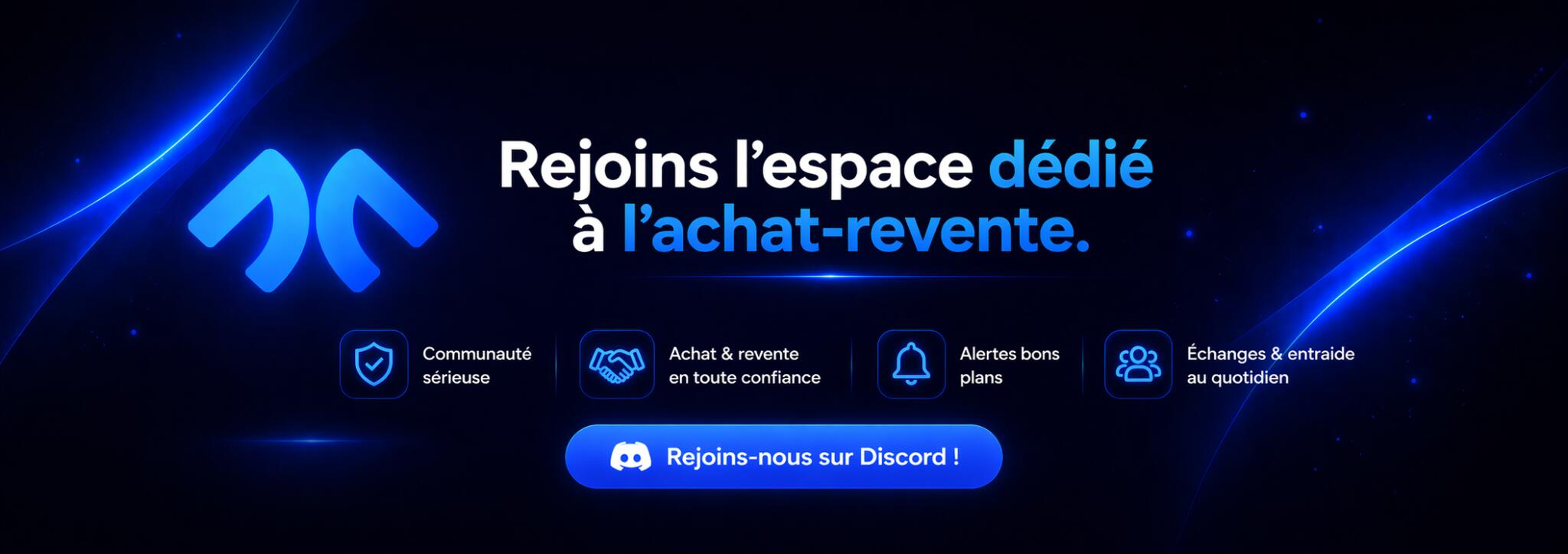 Discovery splash banner for MyResell - Vinted Discord server