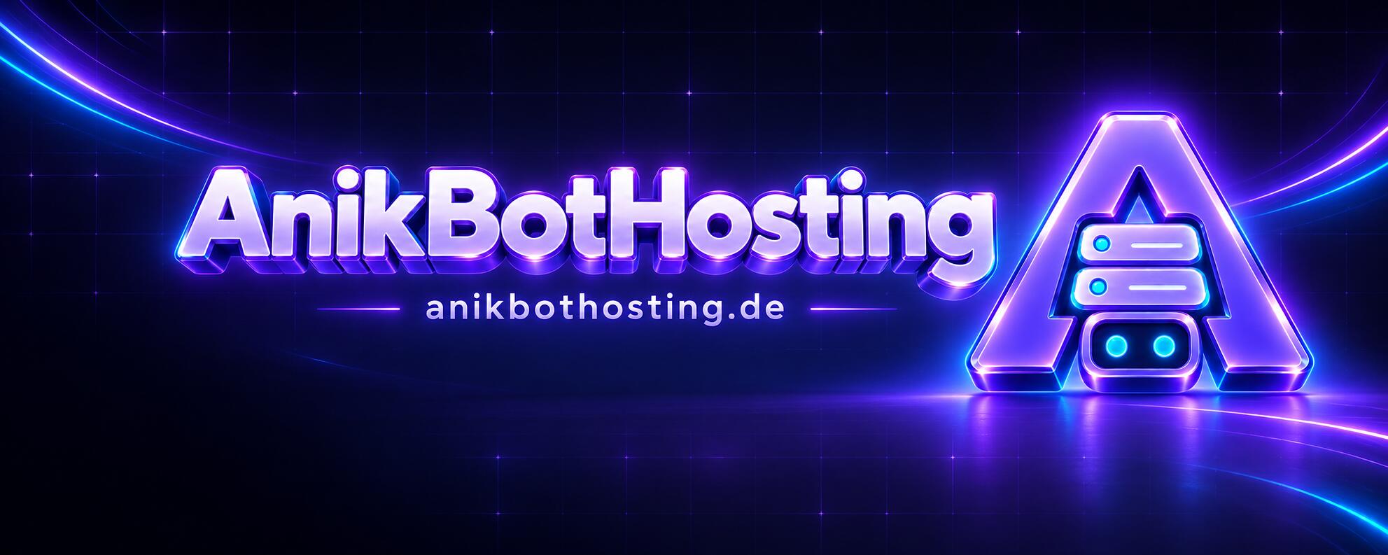 Discovery splash banner for FREE Bot-Hosting Anikbothosting.de Discord server