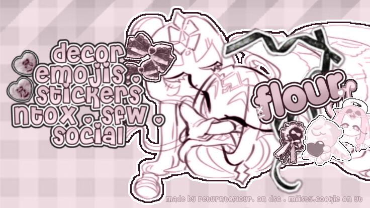 Discovery splash banner for 🦴𓂅 ׅ /ƒ𝓵our ﹒𝜚 Discord server