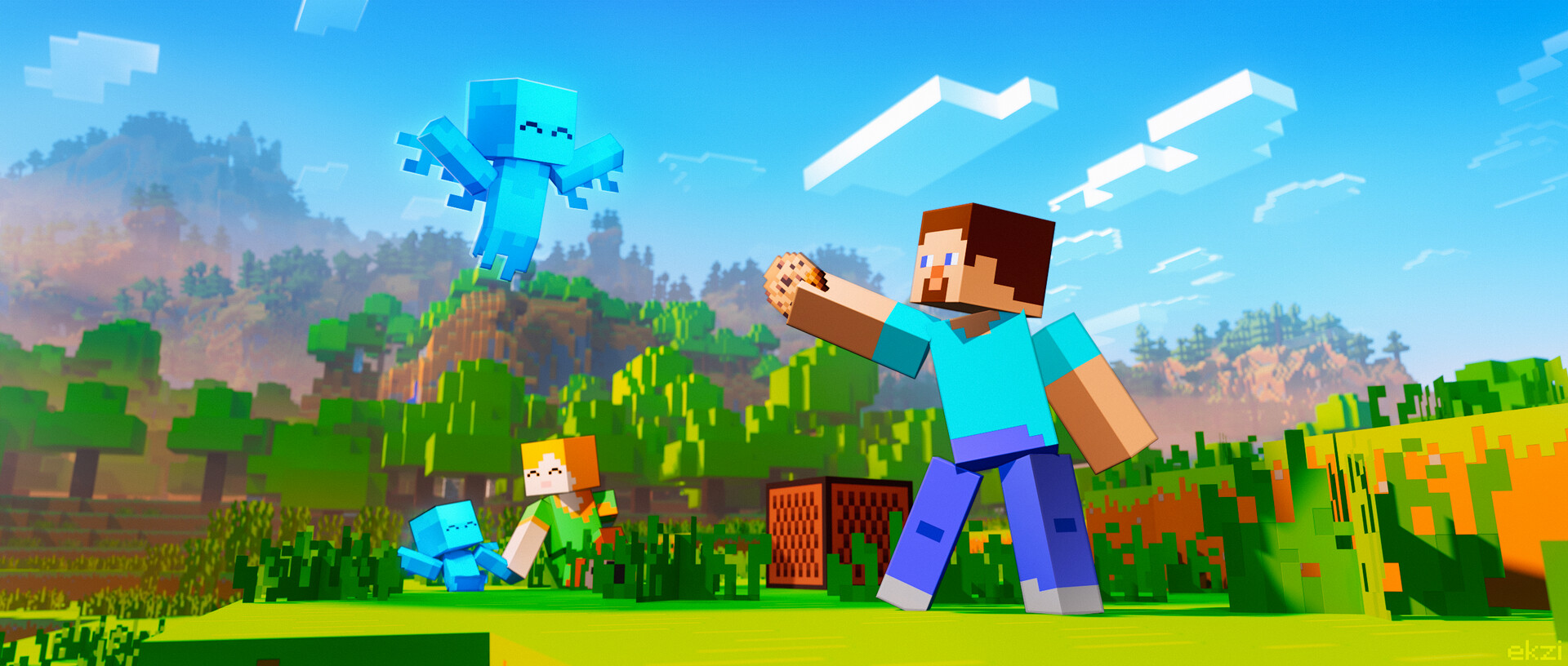 Discovery splash banner for Minecraft Education Community Support Center Discord server