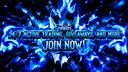 Discovery splash banner for Blox Fruits Trading Server Discord server