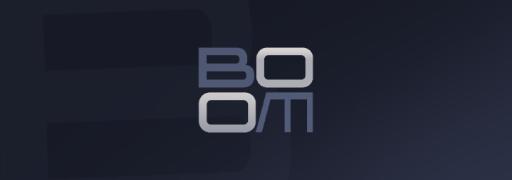 Discovery splash banner for Boom Bots Discord server