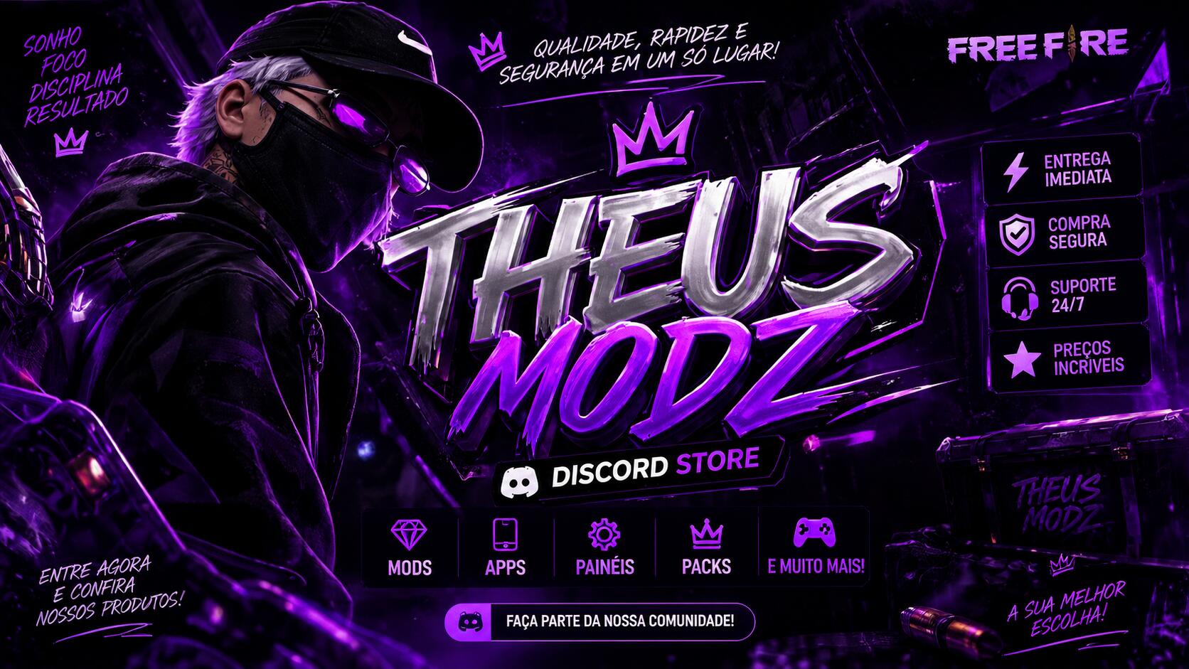 Discovery splash banner for Theus Modz #6K Discord server