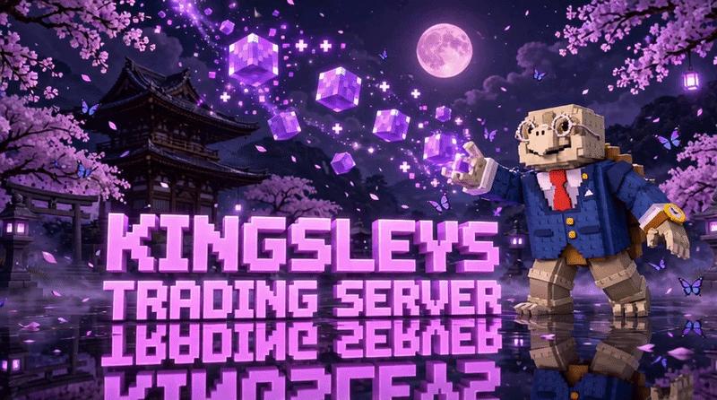Discovery splash banner for Kingsley's Trading Server Discord server