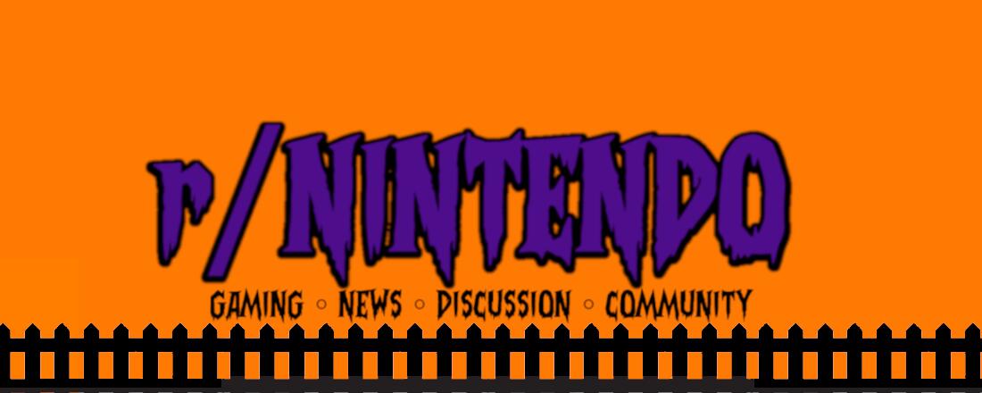 Discovery splash banner for Spooky r/Nintendo Discord server