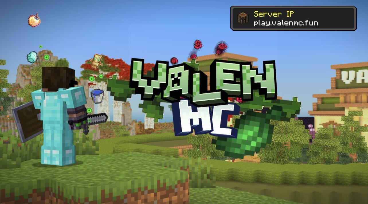 Discovery splash banner for ValenMC | S2 Discord server