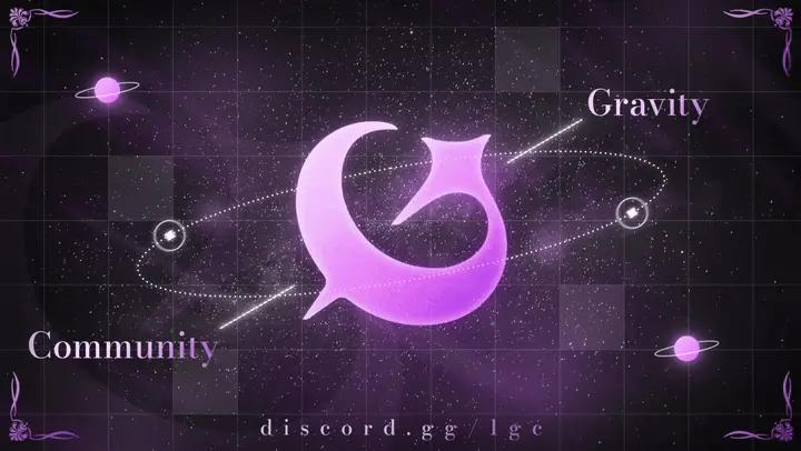 Discovery splash banner for Gravity Community Discord server