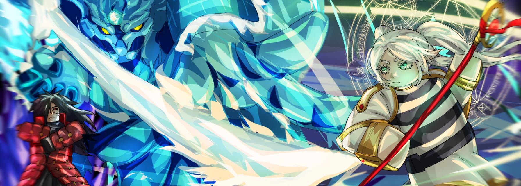 Discovery splash banner for Anime Horizon Tower Defense Official Discord server