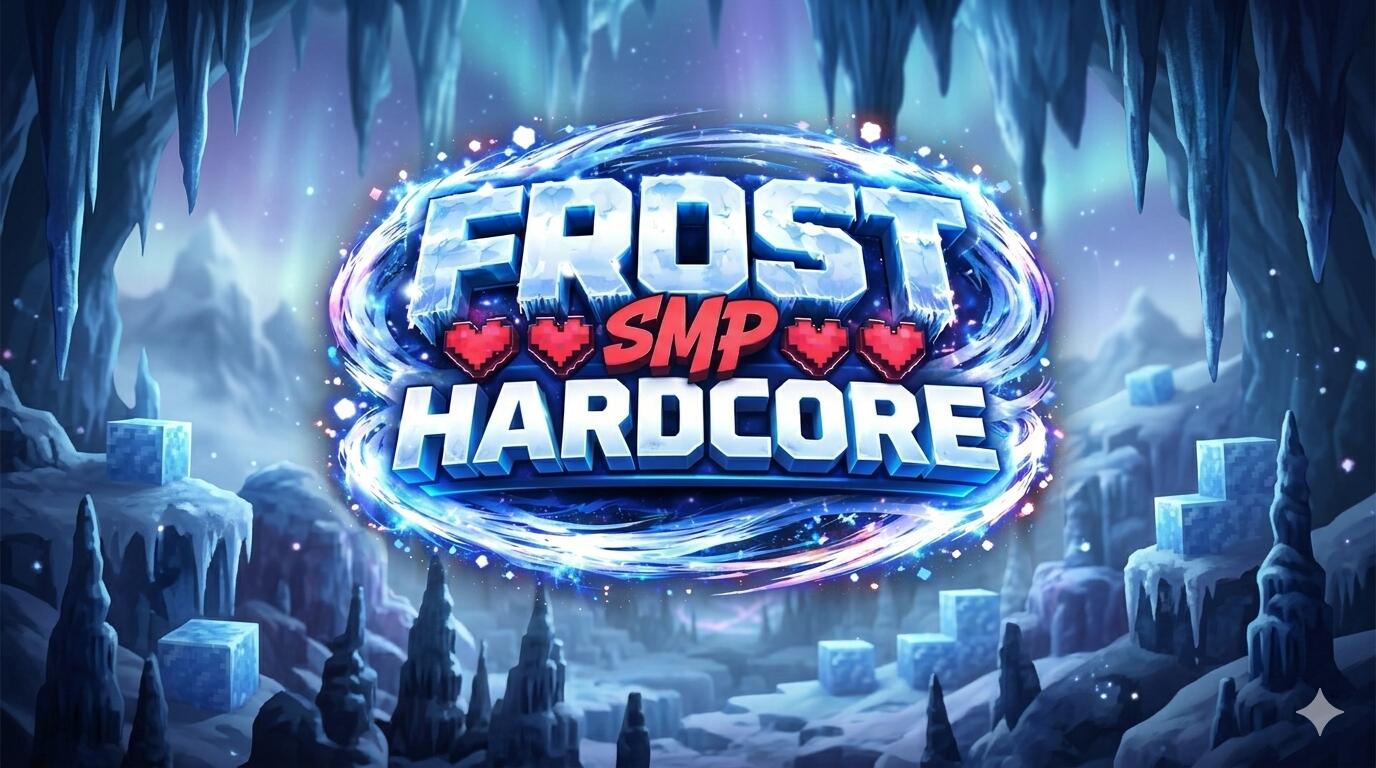 Discovery splash banner for FrostSMP Discord server