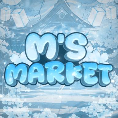 Discovery splash banner for M’s Market Discord server