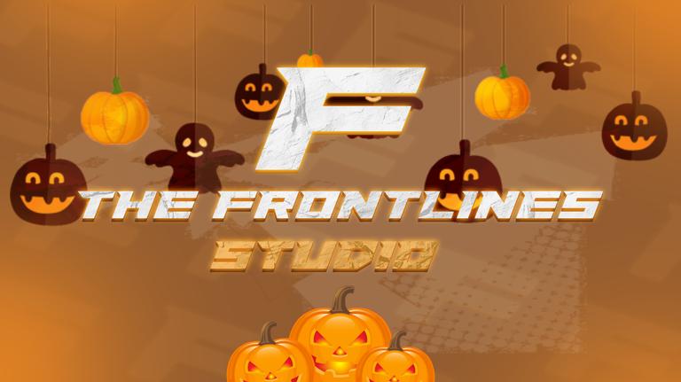 Discovery splash banner for 🎃The Frontlines | HALLOWEEN Discord server