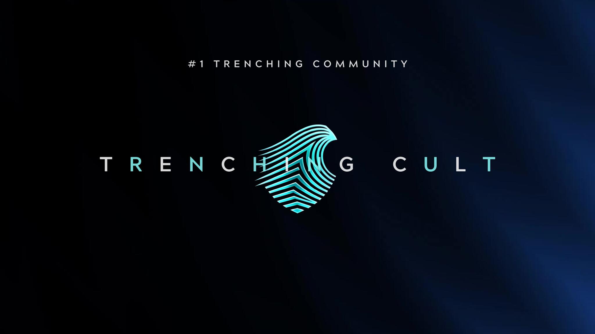 Discovery splash banner for Trenching Cult Discord server