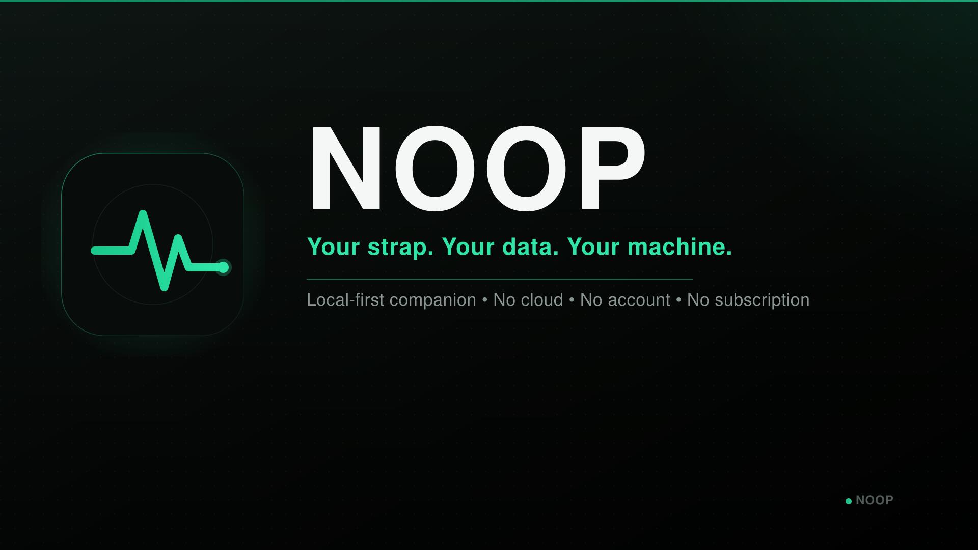 Discovery splash banner for Noop Community Discord server
