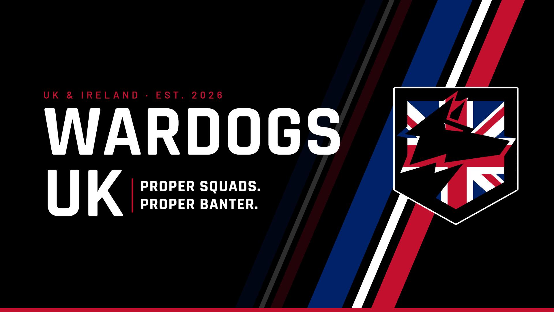Discovery splash banner for WARDOGS UK Discord server
