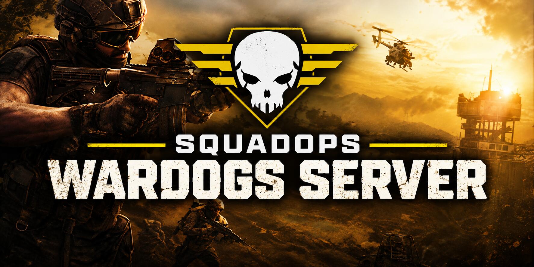 Discovery splash banner for Squad Ops Discord server