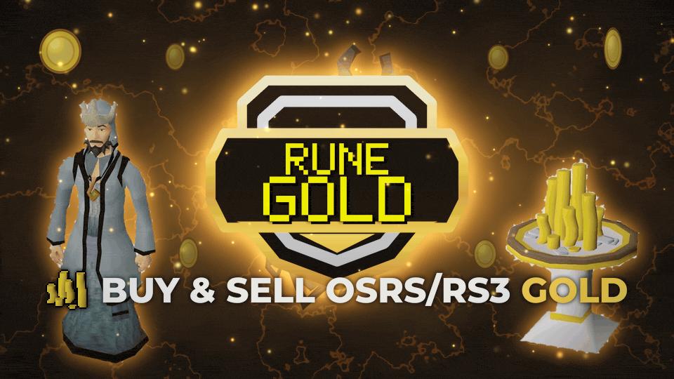 Discovery splash banner for Rune Gold | Buy & Sell OSRS/RS3 Gold , Accounts & RuneScape Services Discord server