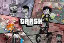 Discovery splash banner for Trash Discord server
