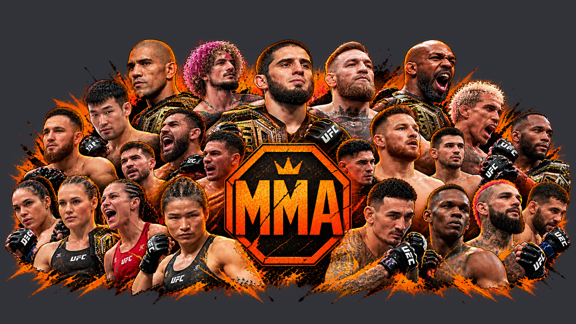 Discovery splash banner for MMA Chat Discord server