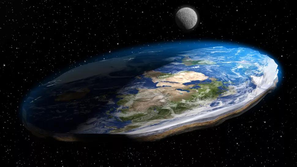 Discovery splash banner for Official Flat Earth Discord Discord server