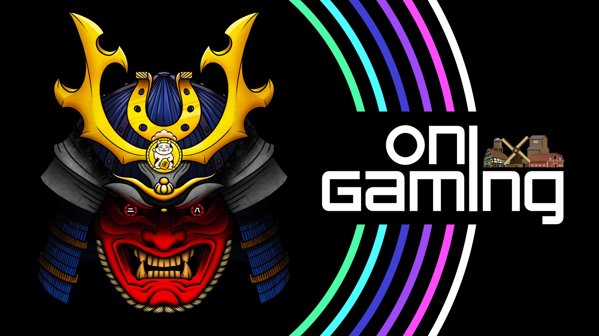 Discovery splash banner for Oni Gaming Discord server