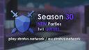 Discovery splash banner for Stratus Ranked - Minecraft PVP Discord server
