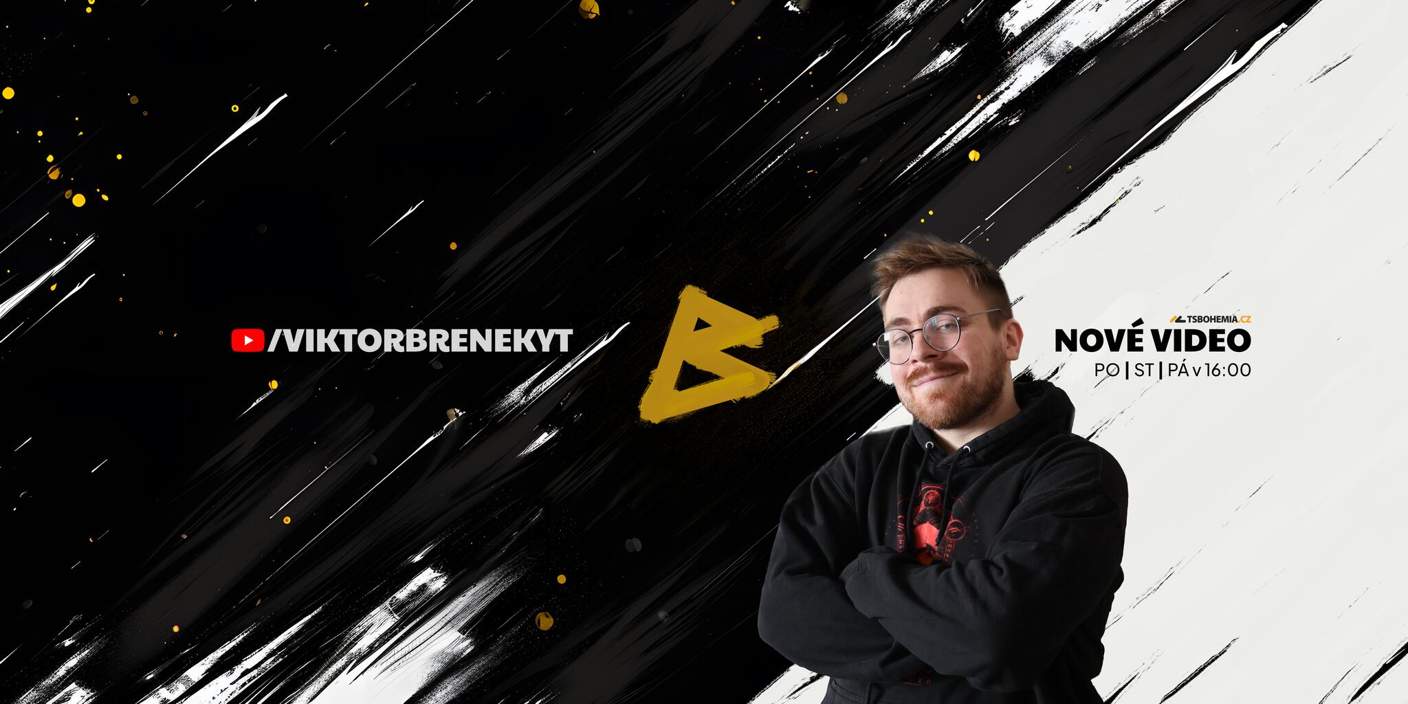 Discovery splash banner for Viktor Břenek Discord server
