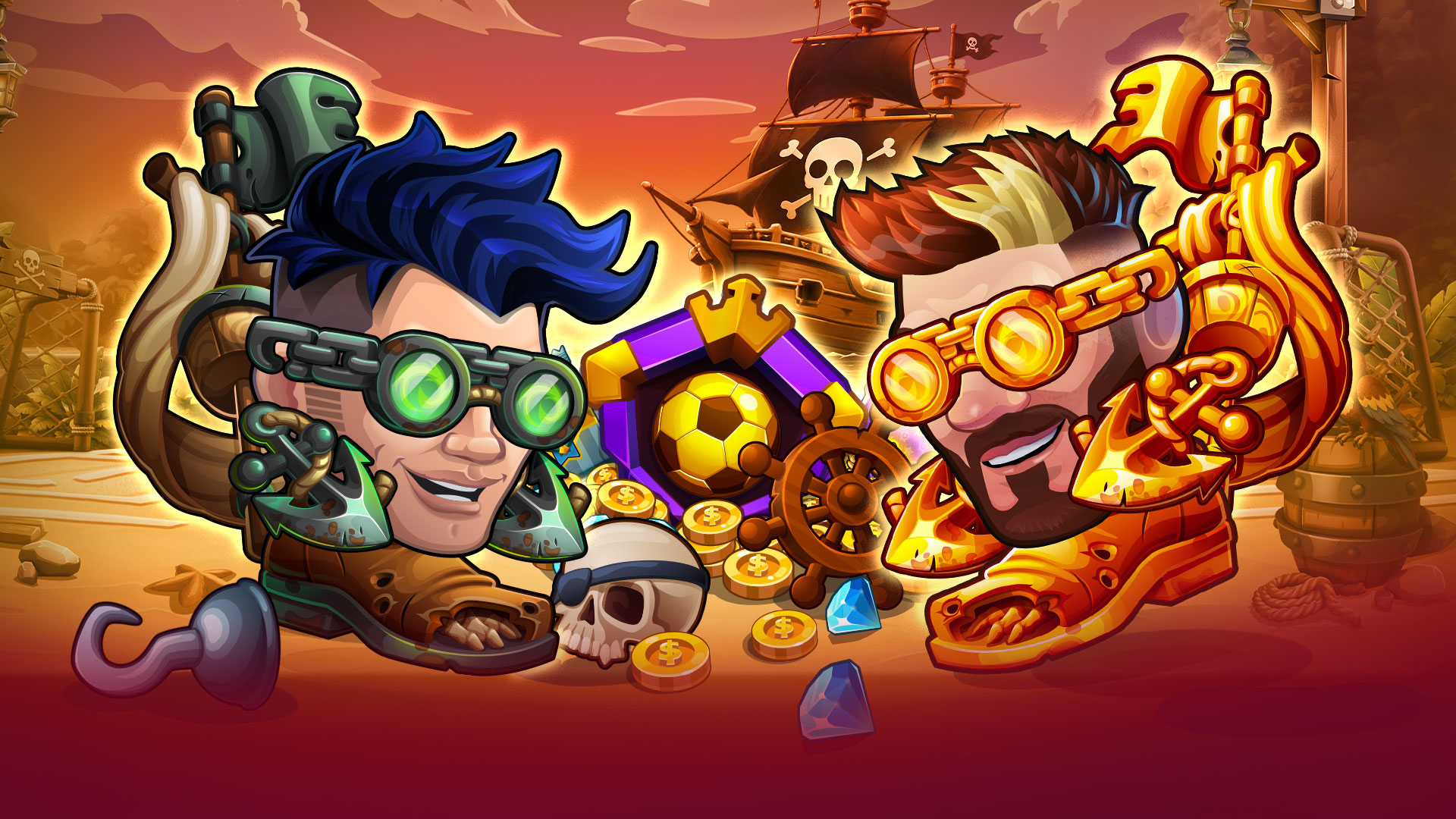 Discovery splash banner for Head Ball 2 Discord server