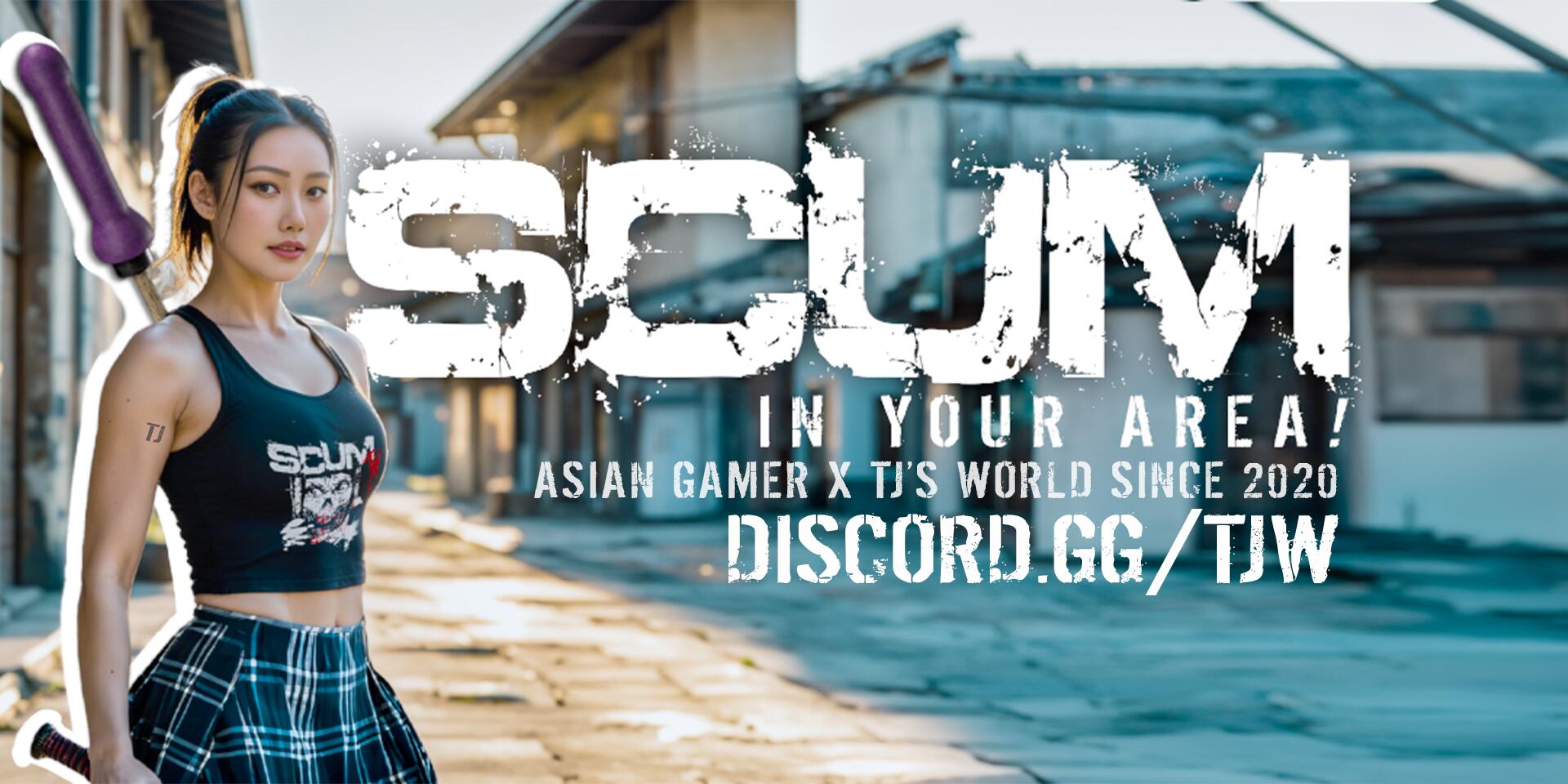Discovery splash banner for TJ's World Discord server