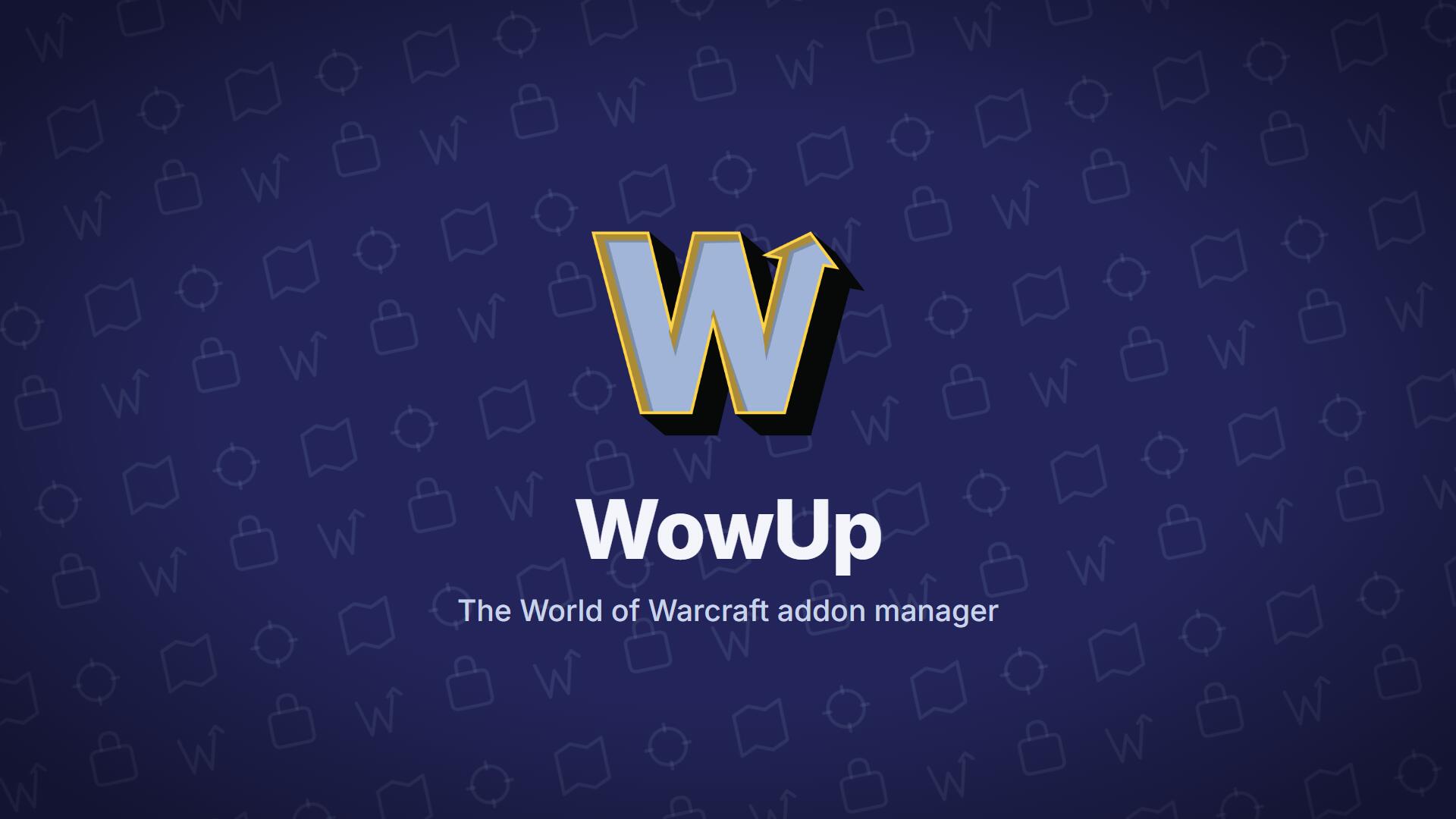 Discovery splash banner for WowUp Discord server