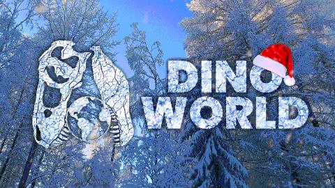 Discovery splash banner for DINO WORLD Discord server